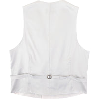 Hackett London Mens Linen Double Breasted Waistcoat in Beige