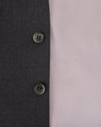 Hackett London Mens Waistcoat in Charcoal