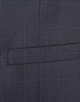 Hackett London Mens Navy Windowpane WC in Navy