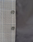 Hackett London Mens Large Multi Check WC in Multi Grey