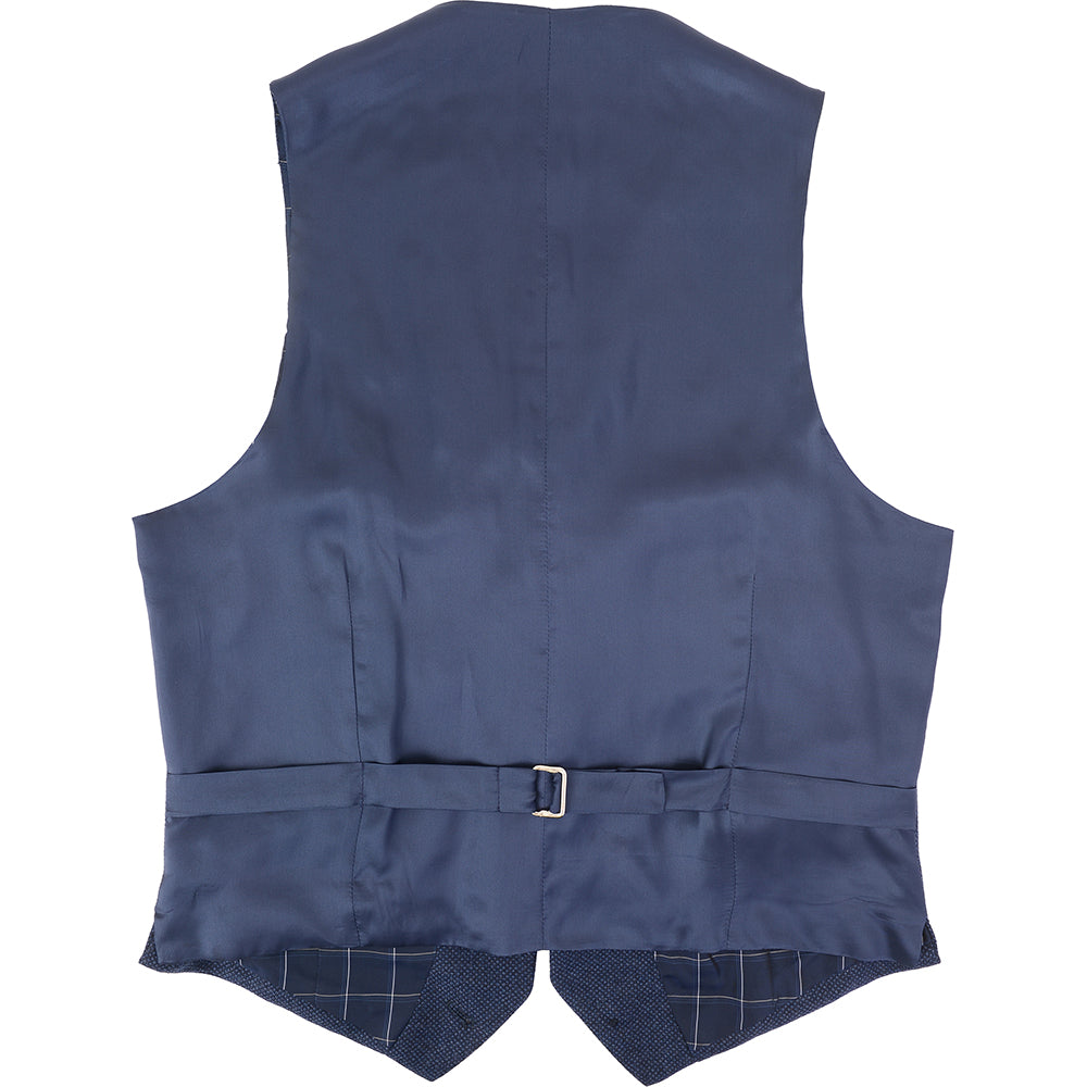 Hackett London Mens Wool Birdseye WC in Blue