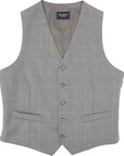 Hackett London Mens Highlight Windowpane WC in Grey/Blue