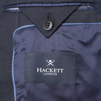 Hackett London Navy Windowpane Jacket in Navy