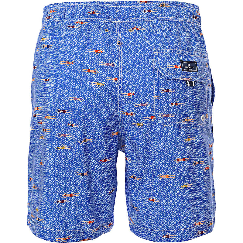 Hackett London Mens Blue Swim Shorts