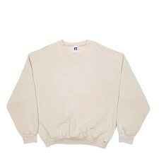 Russell Athletic Mens Beige Crew Neck Sweater