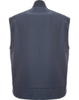 Mens J.L-A.L Delva Vest Blue Gilets in Blue