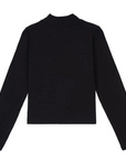 Lyle & Scott Girls Long Sleeve Turtle Neck in Black