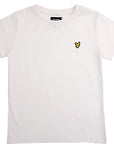 Lyle & Scott Girls Fitted SS Tee in Bright White