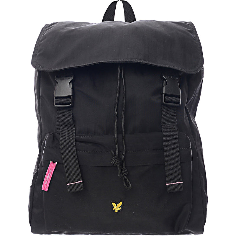 Lyle & Scott Girls Black Buckle Backpack