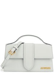 Le Grand Bambino Light Blue leather crossbody bag with gold hardware