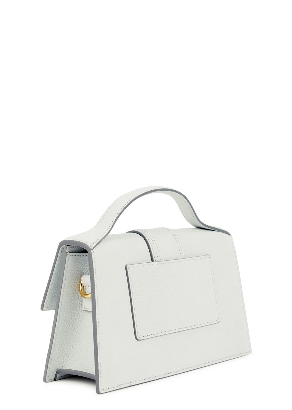 Le Grand Bambino Light Blue leather crossbody bag with gold hardware