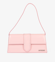 Le Grand Bambino Light Pink leather crossbody bag with silver hardware