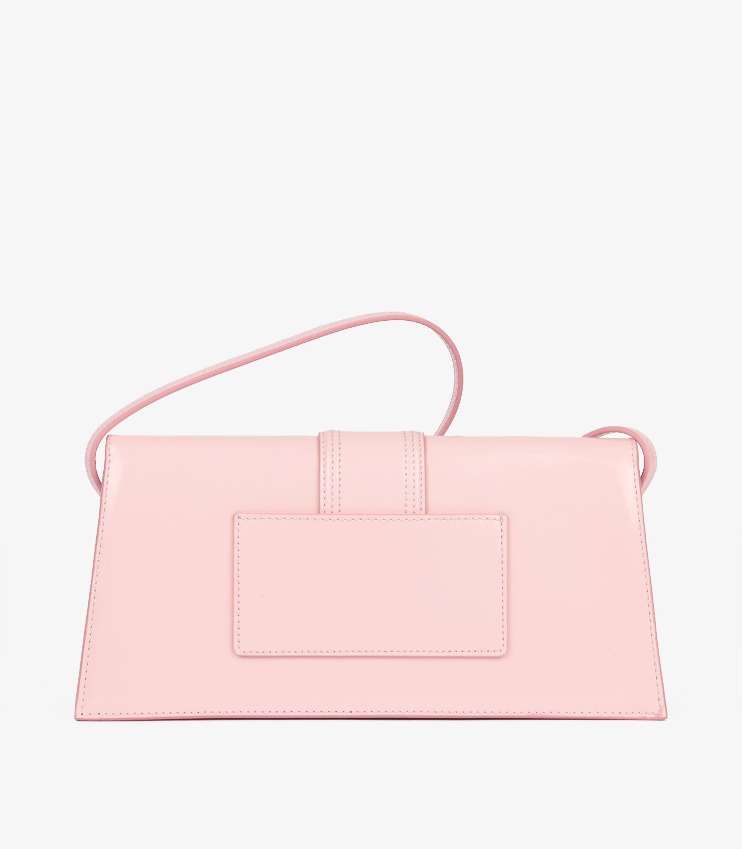 Le Grand Bambino Light Pink leather crossbody bag with silver hardware