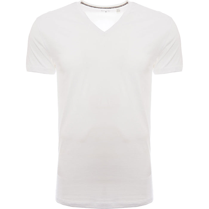 Paul Smith Mens V Neck T-Shirt in White