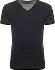 Paul Smith Mens V Neck T-Shirt in Black