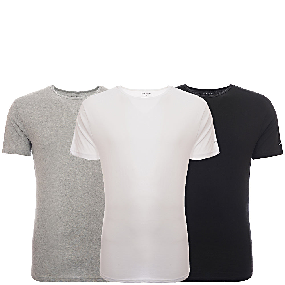 Paul Smith Mens T Shirt 3 Pack in Multicoloured