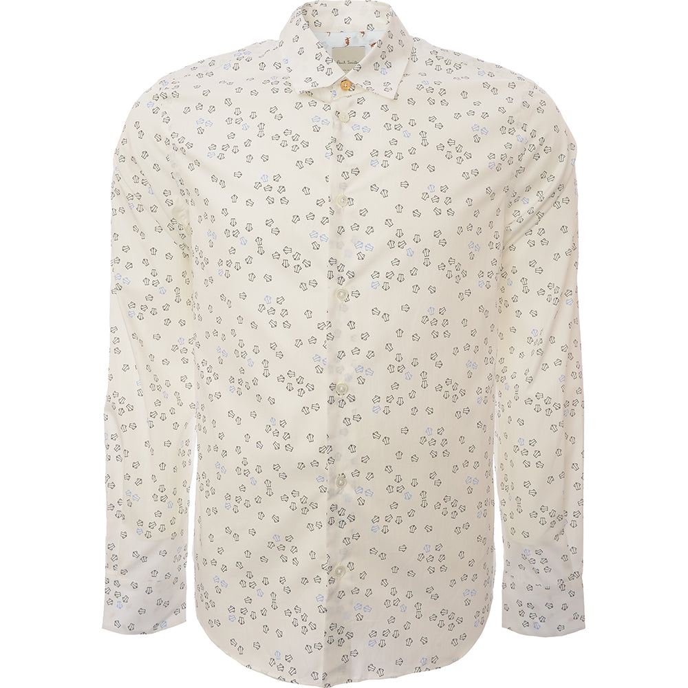 Paul Smith Mens S/C Slim Fit Shirt in White