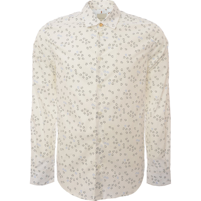 Paul Smith Mens S/C Slim Fit Shirt in White