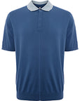 Paul Smith Mens Pullover Ss Polo Shirt in Blue