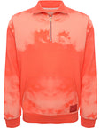 Paul Smith Mens Reg Fit Quarter Zip Pullover in Red