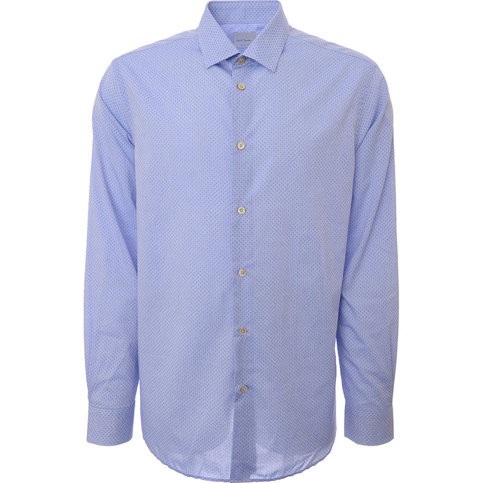 Paul Smith Mens S/C Tailored Shirt in Blue