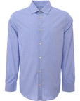 Paul Smith Mens S/C Slim Shirt in Blue