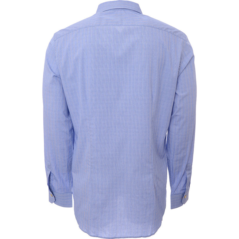 Paul Smith Mens S/C Slim Shirt in Blue