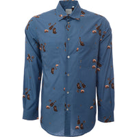 Paul Smith Mens S/C Tailored Shirt in Blue