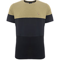 Paul Smith Mens Reg Fit Ss T-Shirt Colour Block in Green