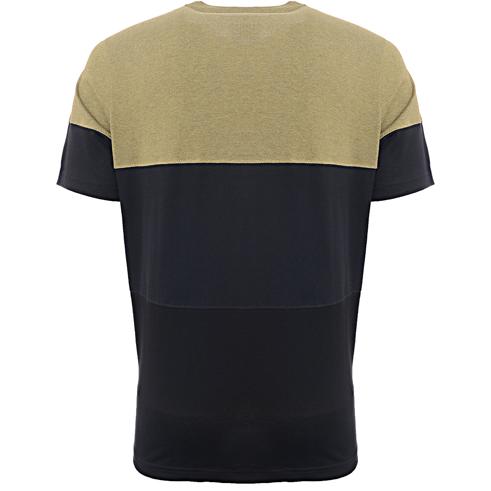 Paul Smith Mens Reg Fit Ss T-Shirt Colour Block in Green