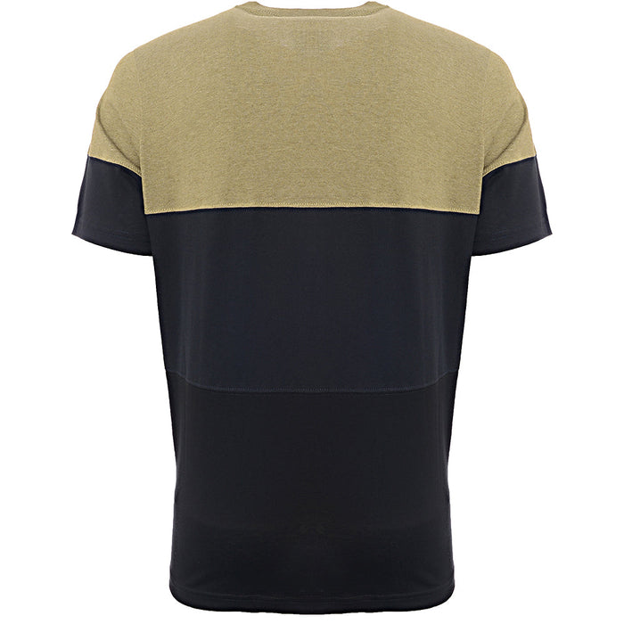 Paul Smith Mens Reg Fit Ss T-Shirt Colour Block in Green