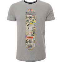 Paul Smith Mens Slim Fit T-Shirt Skateboard in Grey