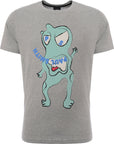 Paul Smith Mens Slim Fit Ss T-Shirt Ps Alien in Grey