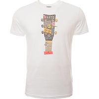 Paul Smith Mens Reg Fit Ss T-Shirt Headstock in White