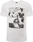 Paul Smith Mens Reg Fit Ss T-Shirt Monkey Comic in White