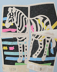 Paul Smith Mens Reg Ss T-Shirt Zebra Photos in Blue