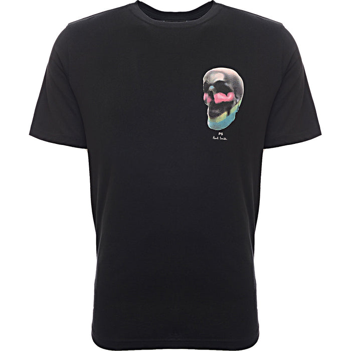 Paul Smith Mens Reg Fit Ss T-Shirt Skull in Black