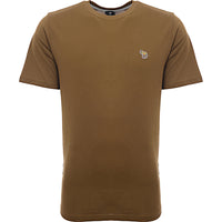 Paul Smith Mens Reg Fit Ss T-Shirt Zebra Badge in Green