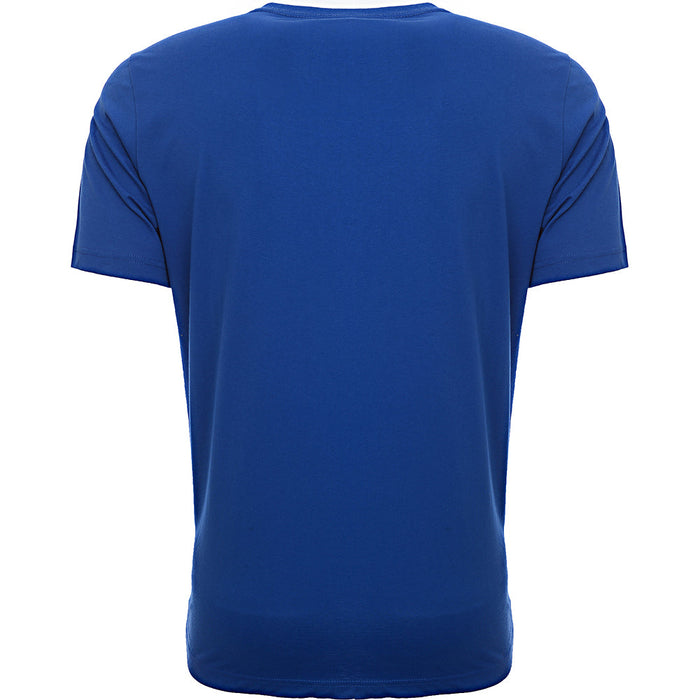 Paul Smith Mens Reg Fit Ss T-Shirt Zebra Badge in Blue