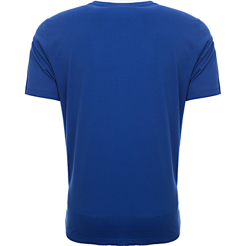 Paul Smith Mens Reg Fit Ss T-Shirt Zebra Badge in Blue