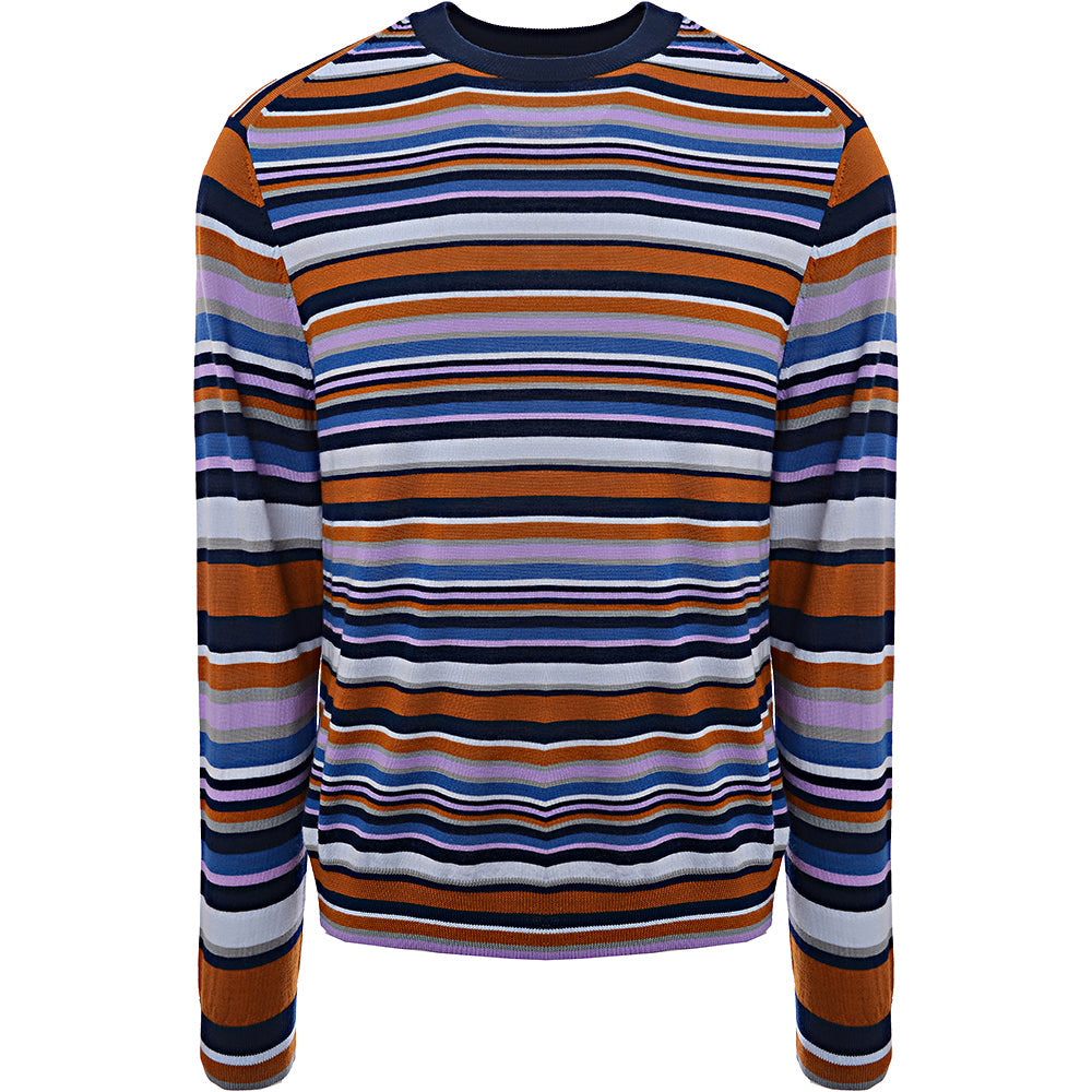 Paul Smith Mens Pullover Crew Neck in Multicoloured