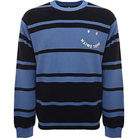 Paul Smith Mens Pullover Crew Neck Happy in Blue