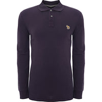 Paul Smith Mens Reg Fit Ls Polo Shirt in Purple