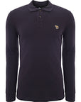 Paul Smith Mens Reg Fit Ls Polo Shirt Zebra in Purple