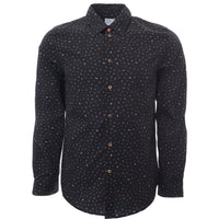 Paul Smith Mens Ls Tailored Fit Shirt in Black