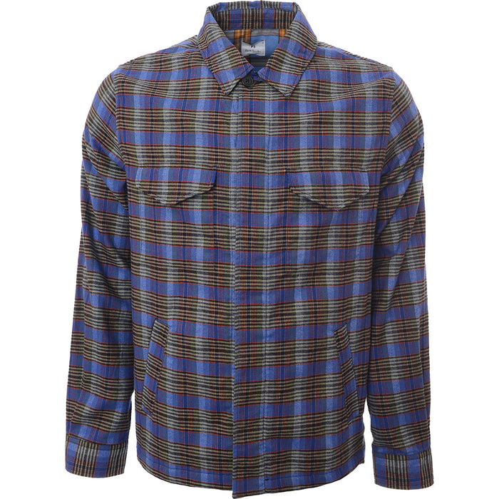 Paul Smith Mens Ls 4 Pkt Shirt Jkt in Blue