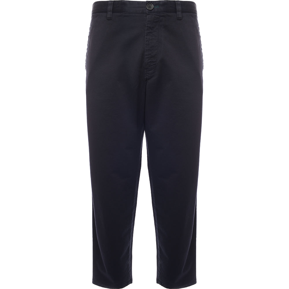 Paul Smith Mens Barrel Fit Chino Zebra Emb in Navy