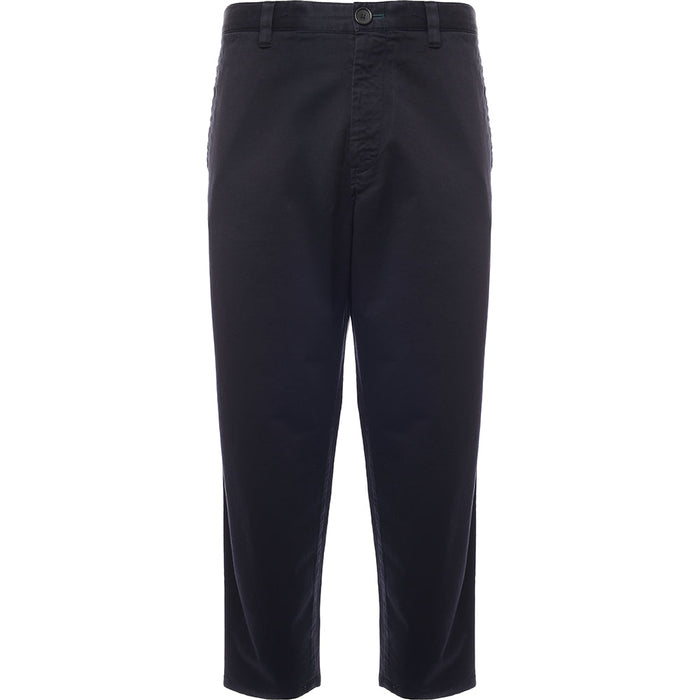 Paul Smith Mens Barrel Fit Chino Zebra Emb in Navy