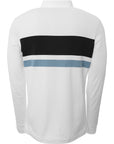 Paul Smith Mens Reg Fit Ls Polo Shirt Happy in White