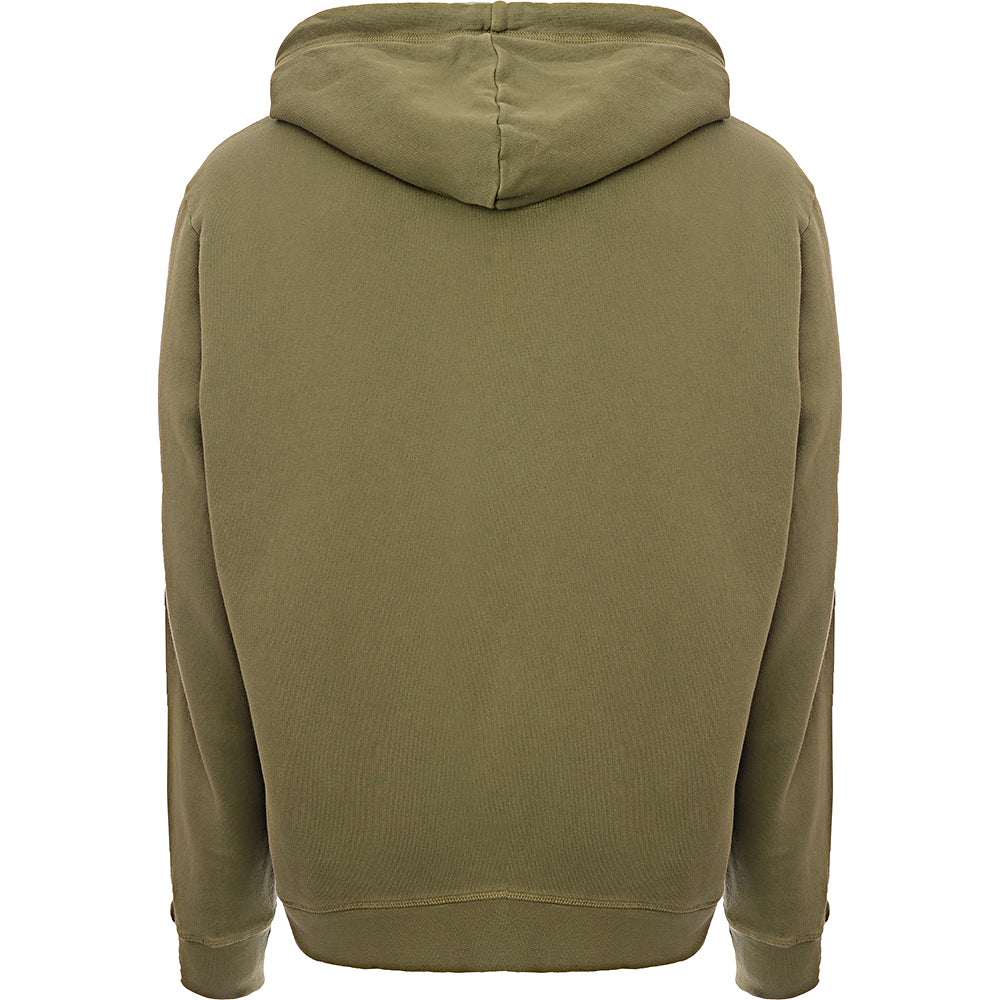 Paul Smith Mens Ls Hoody Life Lived Print in Green